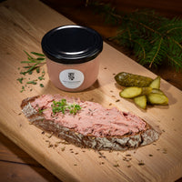Hirschleberwurst (pur oder mit Preiselbeeren)