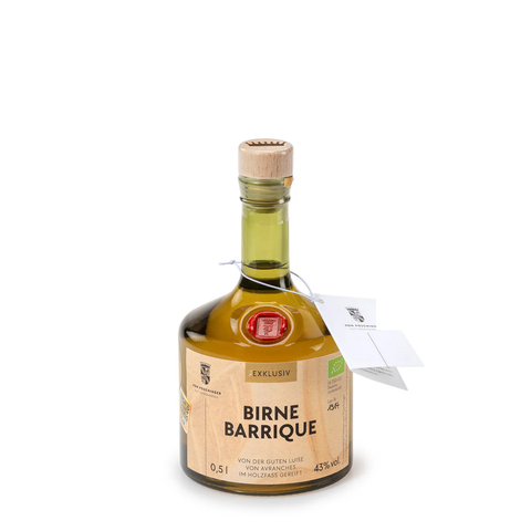 Bio Birne Barrique von der Guten Luise von Avranches ausgebaut im Sauternesfass 43 % 0,5 Liter